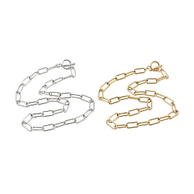 304 колье из скрепок из нержавеющей стали, ионное покрытие (ip)