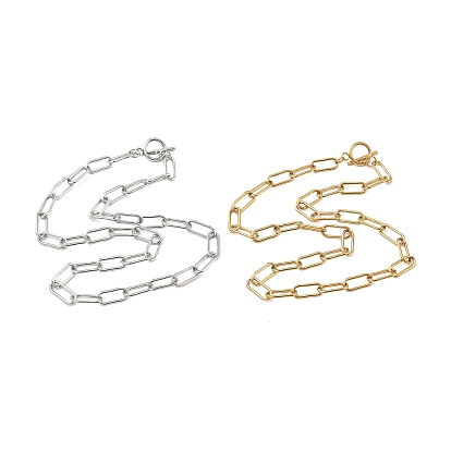 304 колье из скрепок из нержавеющей стали, ионное покрытие (ip)