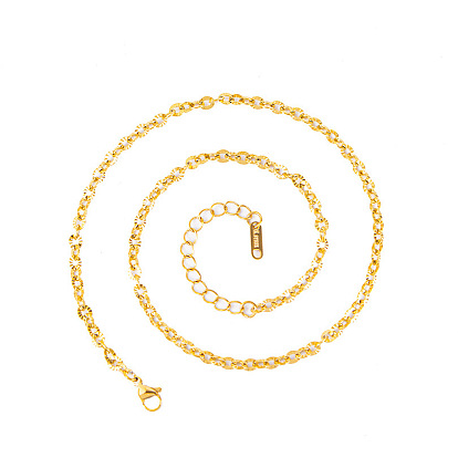 304 бусы из нержавеющей стали текстурированные кабельные цепочки