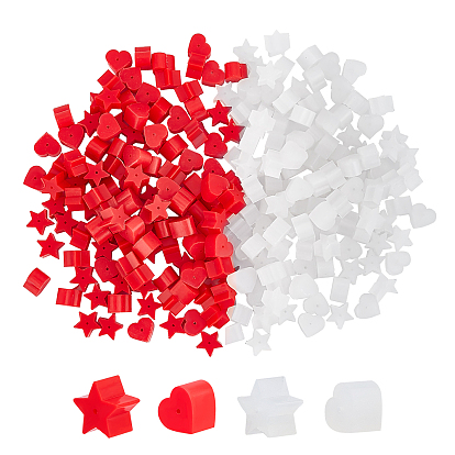 240Pcs 4 Styles Silicone Ear Nuts, Earring Backs