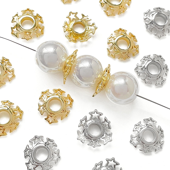 Spacer бисер латунные, звезда