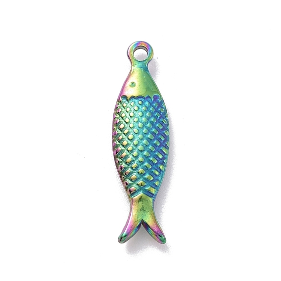 PVD Vacuum Plating 304 Stainless Steel Pendant, Fish