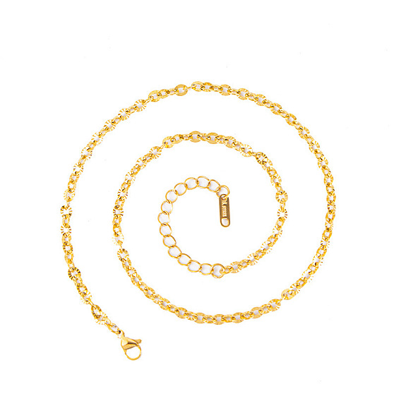 304 бусы из нержавеющей стали текстурированные кабельные цепочки