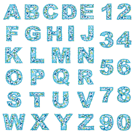 2 наборы 2 стили вышивка букв и цифр на ткани пришивание тканевых заплаток, швейные украшения