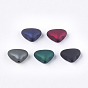 Rubberized Style Acrylic Beads, Triangle