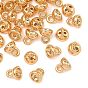 SHEGRACE Brass Bead Cap Pendant Bails, for Globe Bubble Cover Pendants, Cadmium Free & Lead Free & Nickel Free