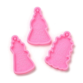 Mother's Day Mother Hug Baby Silicone Statue Pendant Molds, for Portrait Sculpture UV Resin, Epoxy Resin Jewelry Making