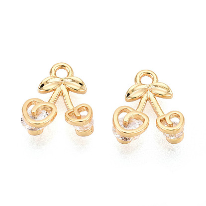 Латунь прокладывает кубические циркониевые прелести, вишня, долговечный, без никеля 