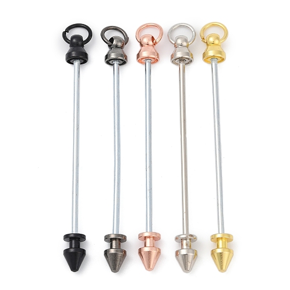 Брелок из сплава с бусинами для изготовления ювелирных изделий своими руками