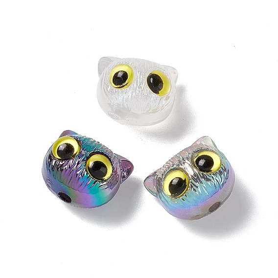 Uv акриловые покрытия бусины, кот из бисера