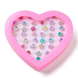 Plastic with Iron Adjustable Rings, Jewely for Women
