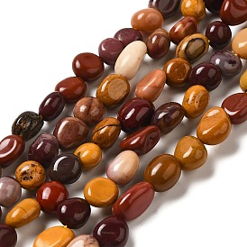 Natural Mookaite Beads Strands, Nuggets Beads, Tumbled Stone