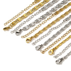 304 Stainless Steel Lumachina Chain Necklaces