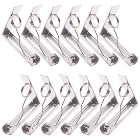 Stainless Steel Tablecloth Clips, Table Cloth Cover Clamps, for Outdoor and Indoor