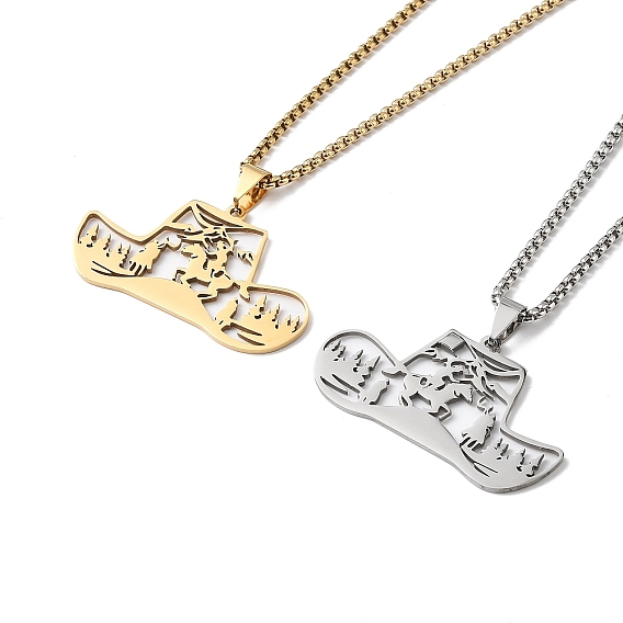 201 ожерелья с подвесками в виде полых ковбойских шляп из нержавеющей стали