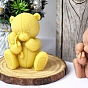 Food Grade DIY Silicone Candle Molds, For Candle Making, Bear