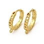 Латунная фурнитура для хооп серег, долговечный, цепочка-оберег, с петлей