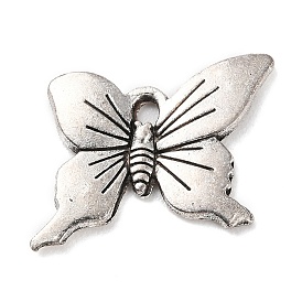 Tibetan Style Alloy Pendants, Butterfly Charm