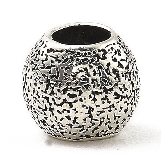 Европейские сплавочные бусины тибетского стиля , бусины с большим отверстием, , круглые