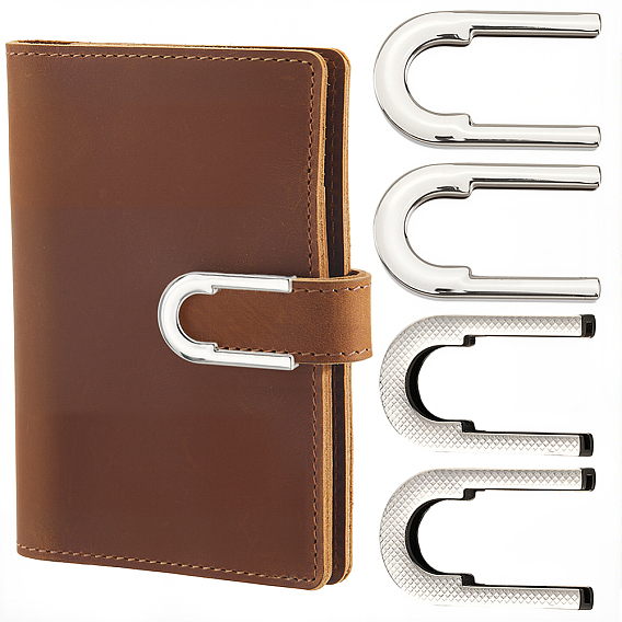 30 шт. пряжки U-образной формы из цинкового сплава, для изготовления пакетов