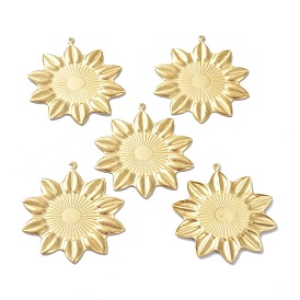 Brass Pendants, DIY Accessories, for Bracelets, Earrings, Necklaces, Flower