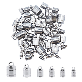 304 Stainless Steel Cord Ends, End Caps, Column