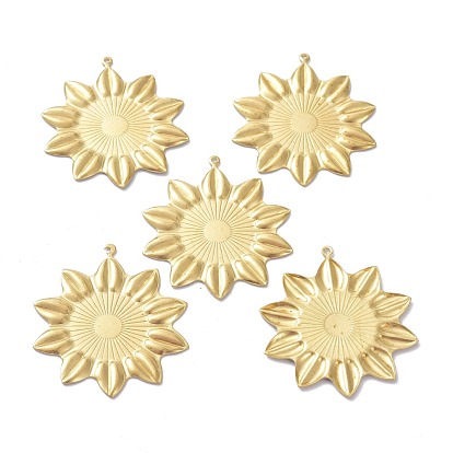 Brass Pendants, DIY Accessories, for Bracelets, Earrings, Necklaces, Flower
