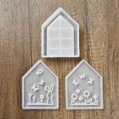 Пасхальная тема дом своими руками силиконовые формы для настольной лампы, формы для литья смолы, для уф-смолы, изготовление изделий из эпоксидной смолы