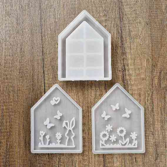 Пасхальная тема дом своими руками силиконовые формы для настольной лампы, формы для литья смолы, для уф-смолы, изготовление изделий из эпоксидной смолы