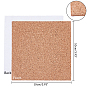 Cork Insulation Sheets, with Adhesive Back, Square, for Coaster, Wall Decoration, Party and DIY Crafts Supplies