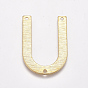 Iron Chandelier Components Links, U Shape, Nickel Free