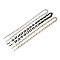Eyeglasses Chains, Neck Strap for Eyeglasses, with Spray Painted CCB Plastic & Aluminum Cable Chains, 304 Stainless Steel Lobster Claw Clasps and Rubber Loop Ends