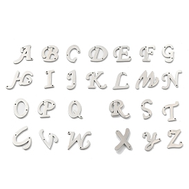 304 Stainless Steel Links Connectors, Initial Letter