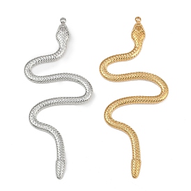 304 из нержавеющей стали большие кулоны, очарование змеи