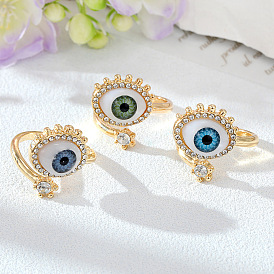 Colorful Eye Diamond Ring for Fashionable and Personalized Look