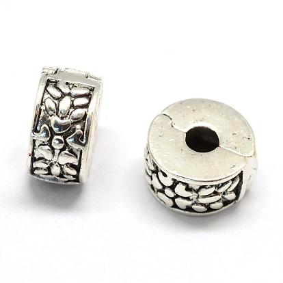 Сплав европейского стиля застежками, колонке с цветком