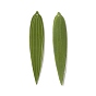 Opaque Resin Pendants, Bamboo Leaf