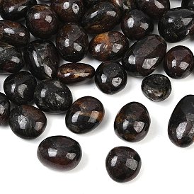 Cuentas naturales de granate, grado ab +, piedra caída, pepitas, sin agujero / sin perforar, gemas de relleno de jarrones