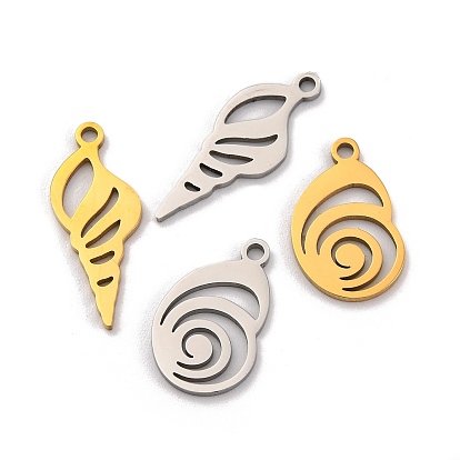 201 подвески из нержавеющей стали, лазерная резка, очарование раковины