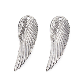 Pendentifs en acier inoxydable, ailier