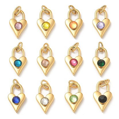 Ионное покрытие (IP) 304 нержавеющая сталь с подвесками из стразов, с целью перехода в кольце, реальный 14 k позолоченный, очарование замка сердца