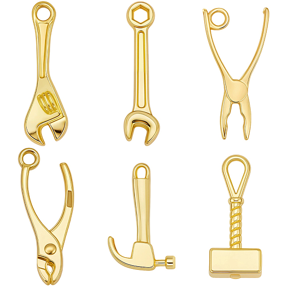 60 шт 6 стиль подвески из сплава, без кадмия, без никеля и без свинца, разнообразные