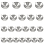 304 Stainless Steel Pendant Rhinestone Settings, Cone