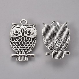 Настройки сплава сова кулон горный хрусталь эмаль тибетский стиль, без кадмия и без свинца, 32x19x2 мм, отверстие : 3 мм , пригодный для стразов 3 мм