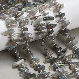 Природные лабрадорита бисер нитей, чип, с бисером, класс А