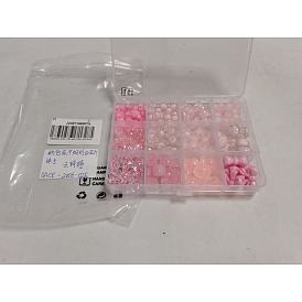 Kits de résultats de perles acryliques de formes et de styles mixtes
