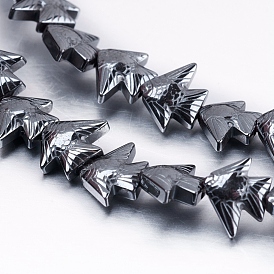 Non-magnetic Synthetic Hematite Beads Strands, Fish