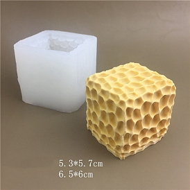 DIY Honeycomb Food Grade Silicone Candle Molds, Resin Casting Molds, Clay Craft Mold Tools