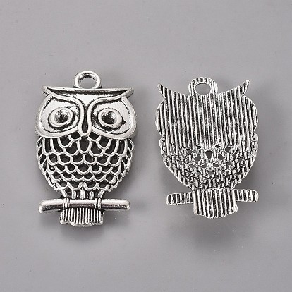 Настройки сплава сова кулон горный хрусталь эмаль тибетский стиль, без кадмия и без свинца, 32x19x2 мм, отверстие : 3 мм , пригодный для стразов 3 мм