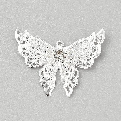 Железные подвески, бабочка, с акриловой